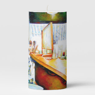 Emotional to Motivate, Logic to Justify Pillar Candle
