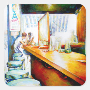 Emotional to Motivate, Logic to Justify Square Sticker