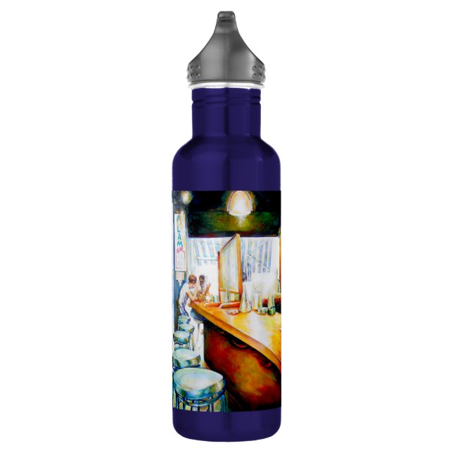 Emotional to Motivate, Logic to Justify Stainless Steel Water Bottle (Right)
