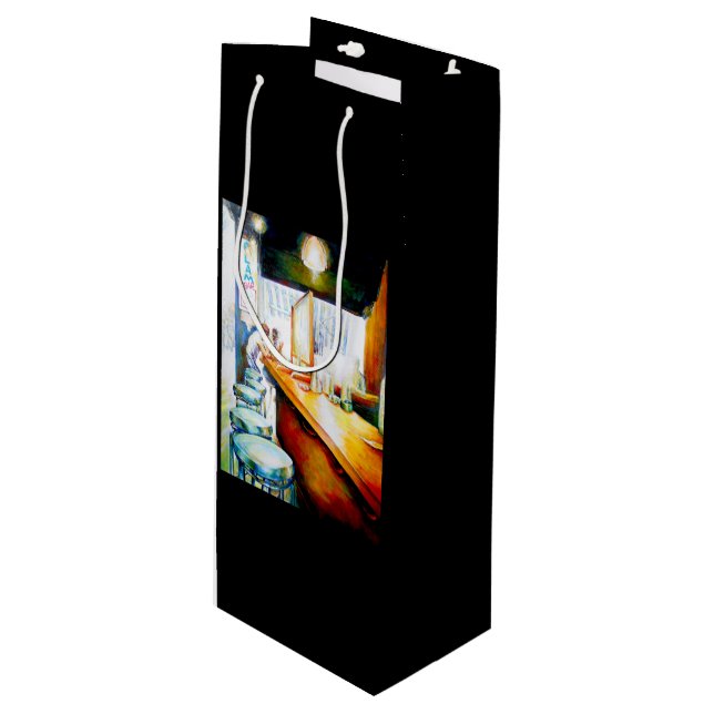 Emotional to Motivate, Logic to Justify Wine Gift Bag (Front Angled)