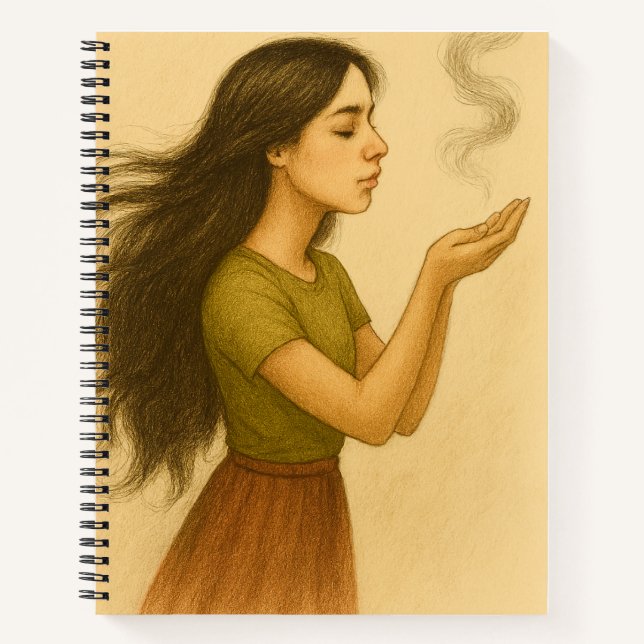 Emotional Wellness Spiral Notebook hard cover (Front)