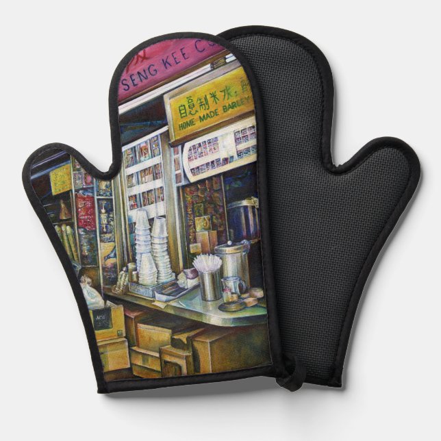 Emotionally Charged Forces for Interview Oven Mitt (Front/Back)