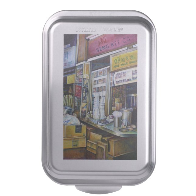 Emotionally Charged Forces of Light, Singapore Cake Pan (Front Vertical)