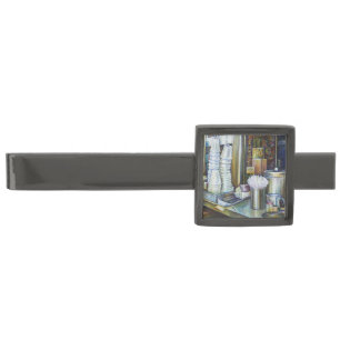 Emotionally Charged Forces of Light, Singapore Gunmetal Finish Tie Bar
