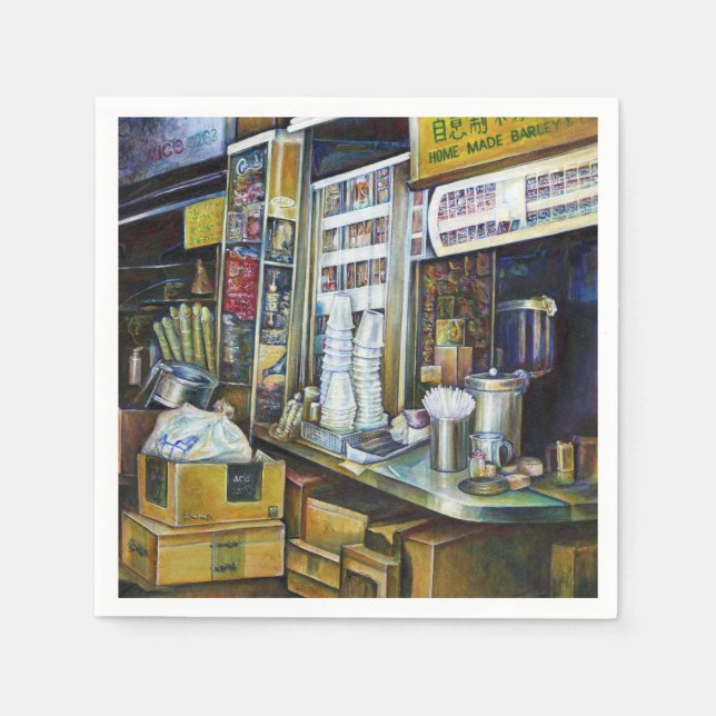 Emotionally Charged Forces of Light, Singapore Napkins (Front)