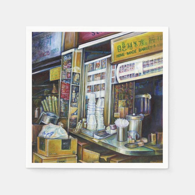 Emotionally Charged Forces of Light, Singapore Paper Napkins (Front)