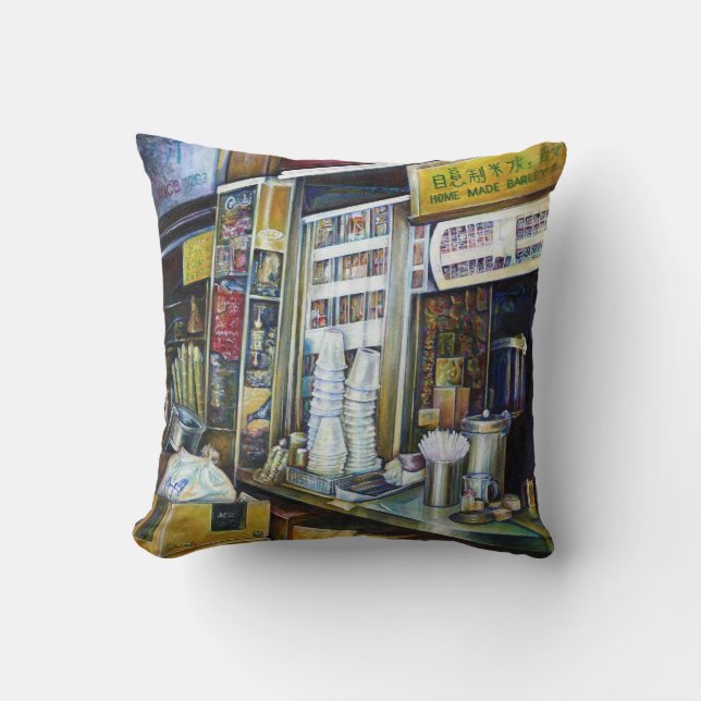 Emotionally Charged Forces of Light, Singapore Throw Pillow (Front)