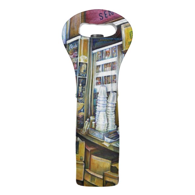 Emotionally Charged Forces of Light, Singapore Wine Bag (Front)