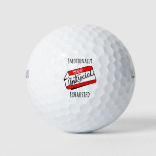 Emotionally Exhausted  Golf Balls