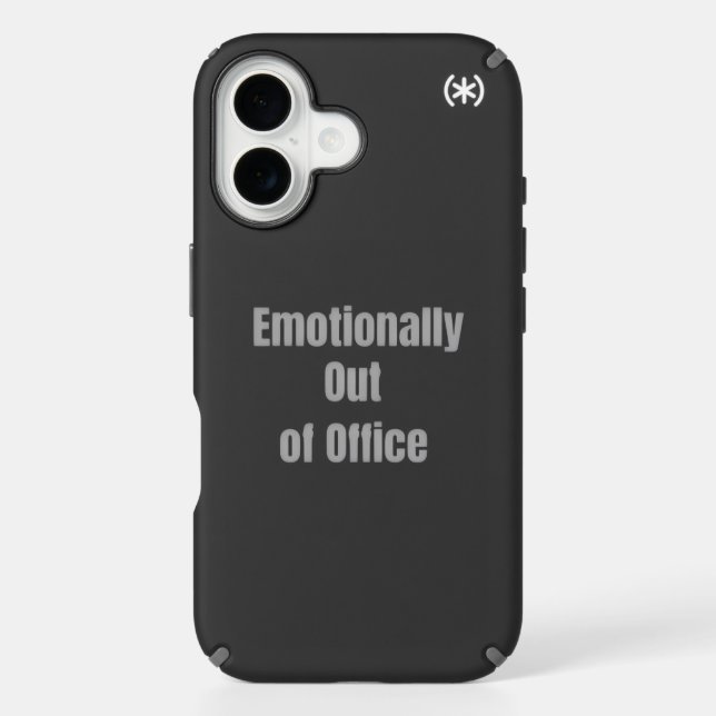 Emotionally Out Of Office Funny Phone Case (Front)
