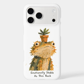 Emotionally Stable Bearded Dragon Art iPhone 17 Pro Max Case