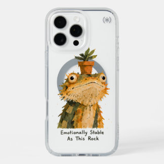 Emotionally Stable Bearded Dragon Art iPhone 16 Pro Max Case