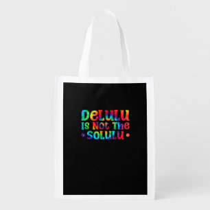 Emotionally Support Deluluu Friends Grocery Bag