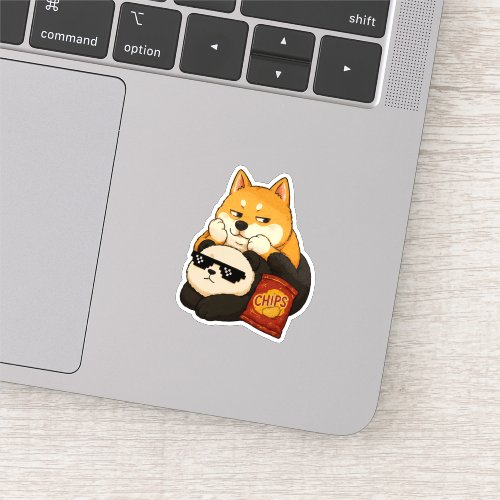 Emotionally Supported By Snacks Sticker