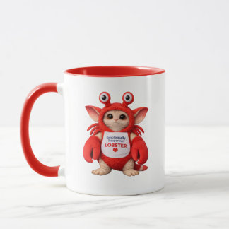 Emotionally Supportive Lobster Mug