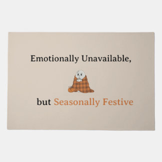 Emotionally Unavailable but Seasonally Festive Doormat