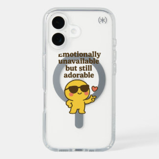 Emotionally Unavailable but Still Adorable Cute Fu iPhone 16 Case