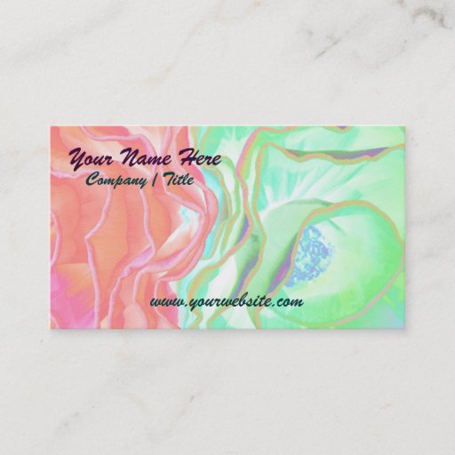 Customizable Emotions Business Card