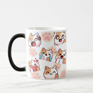 Emotion's cat color morph mug