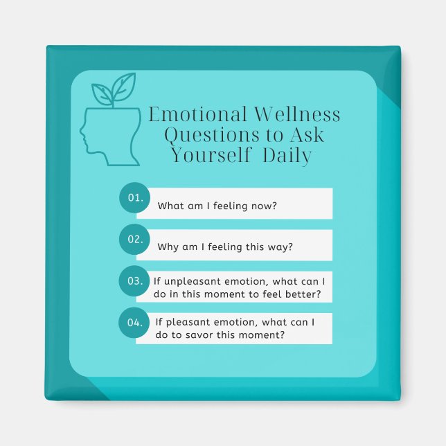 Emotions check-in magnet (Front)