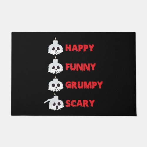 Emotions of Halloween Doormat