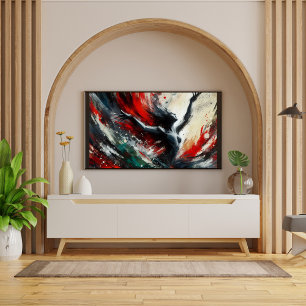 Emotions Unleashed Abstract Wall Art-Metal Metal Print