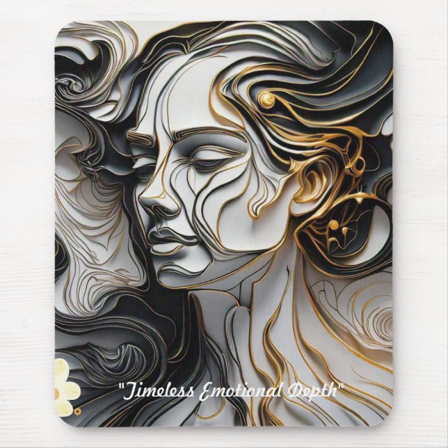 "Emotive Luxe Designs" Mouse Pad (Front)