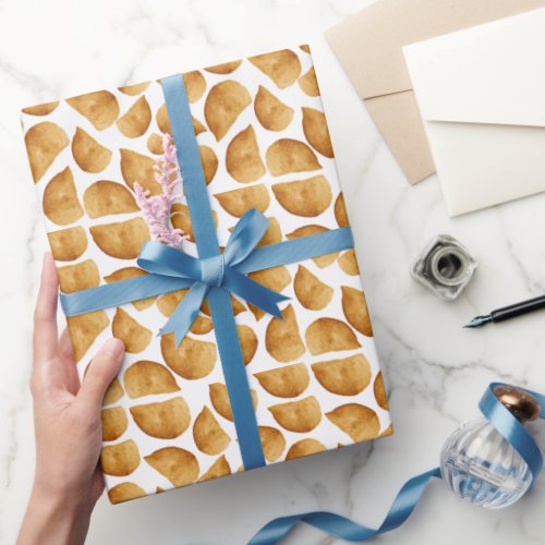 Empanada pattern wrapping paper