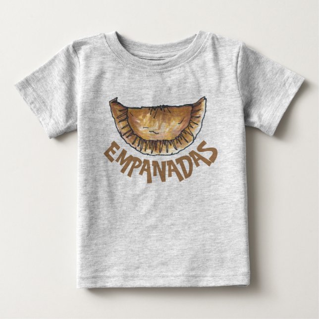 Empanadas Latin South American Fried Cheese Pastry Baby T-Shirt (Front)