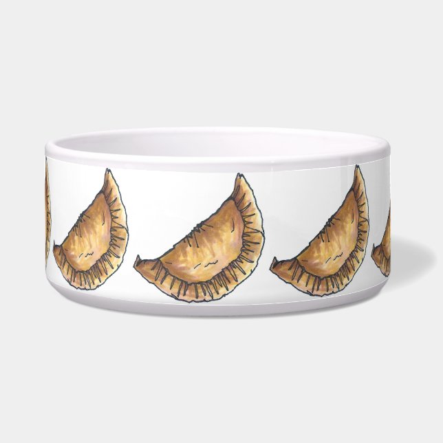 Empanadas Latin South American Fried Cheese Pastry Bowl (Front)