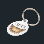 Empanadas Latin South American Fried Pastries Food Pet Name Tag<br><div class="desc">Design features an original marker illustration of a delicious empanada,  a classic Latin American or Spanish pastry. Ideal for your favorite foodie!

Don't see what you're looking for? Need help with customization? Click "contact this designer" to have something created just for you!</div>