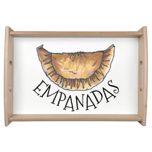 Empanadas Latin South American Fried Pastries Food Serving Tray