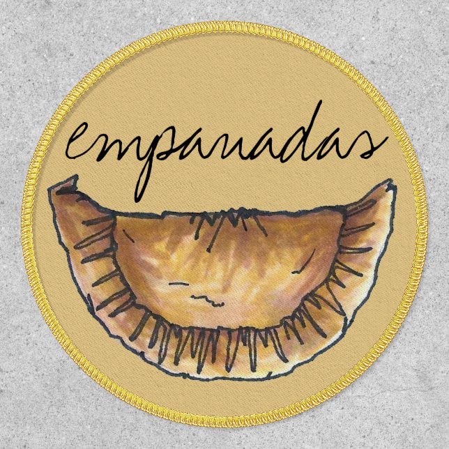 Empanadas Spanish Latin American Food Pastry Patch (Front)
