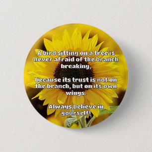 Empath Belief Positive Encouragement Quote Button