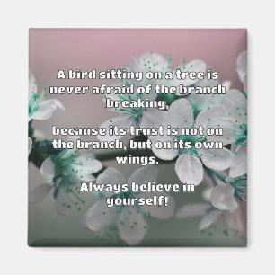 Empath Belief Positive Encouragement Quote  Magnet