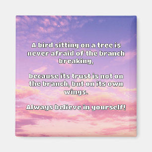 Empath Belief Positive Encouragement Quote  Magnet