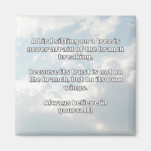 Empath Belief Positive Encouragement Quote Magnet