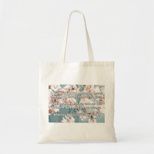 Empath Belief Positive Encouragement Quote Tote Bag