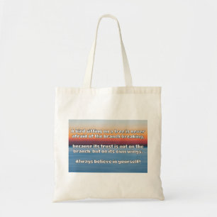 Empath Belief Positive Encouragement Quote Tote Bag