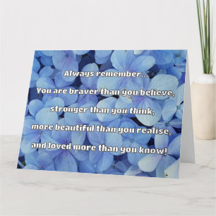 Empath Bravery Positive Encouragement Quote Card