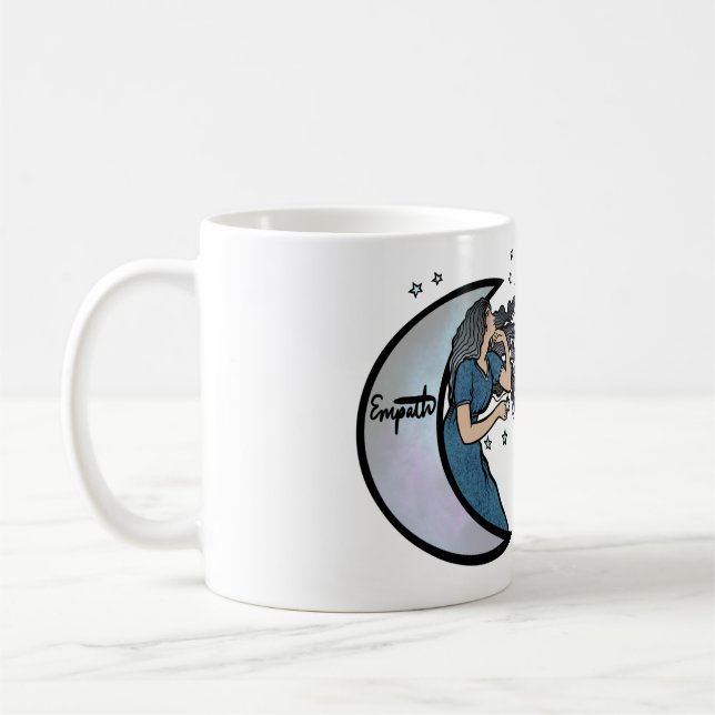 Empath  Moon Goddess Coffee Mug (Left)
