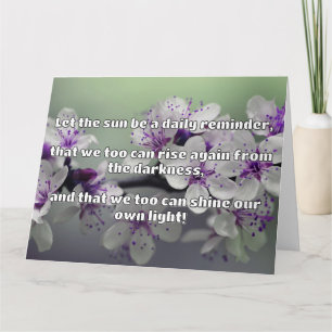 Empath Shine Positive Encouragement Quote  Card