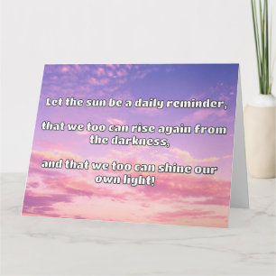 Empath Shine Positive Encouragement Quote Card