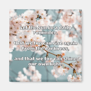 Empath Shine Positive Encouragement Quote Magnet