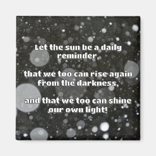 Empath Shine Positive Encouragement Quote  Magnet
