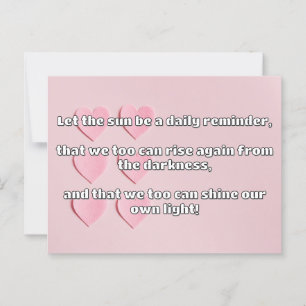 Empath Shine Positive Encouragement Quote  Postcard