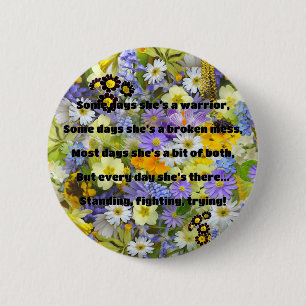 Empath Strength Positive Quote Encouragement Button