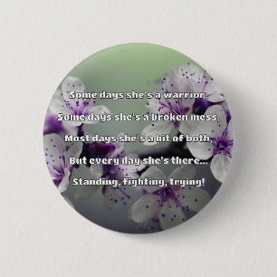 Empath Strength Positive Quote Encouragement  Button