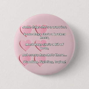 Empath Strength Positive Quote Encouragement Button