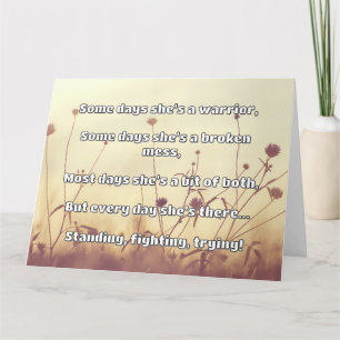 Empath Strength Positive Quote Encouragement Card